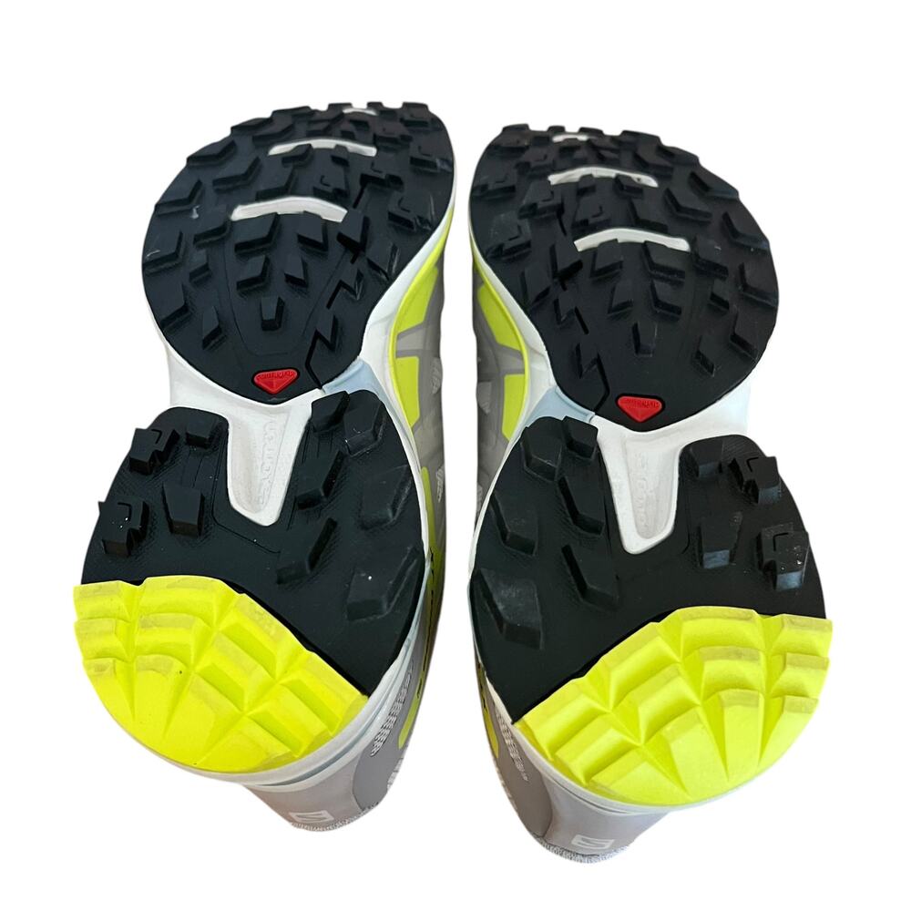 Salomon XT-Wings 2 Trail Running Shoes Yellow/Grey Sneakers Women Size 9 - Picture 12 of 12